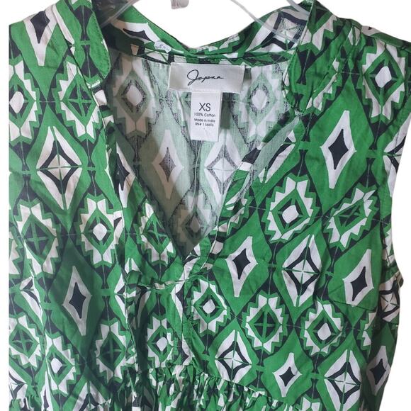 Japna Geometric Print Sleeveless Dress, NWOT, XS - Picture 2 of 5
